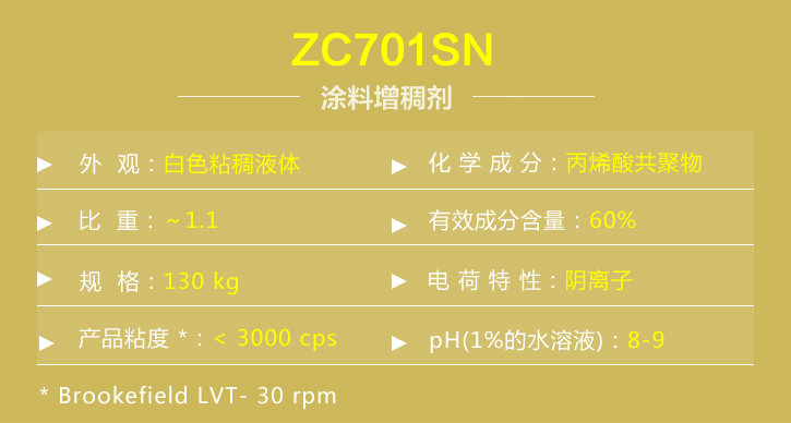 塗料(liào)增稠劑(jì)ZC701SN