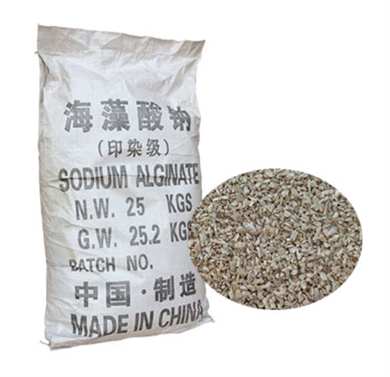 海藻酸鈉對印花(hua)色漿的印花性能(neng)的影響